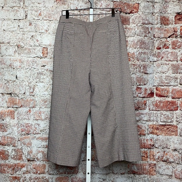 DKNY Womenʻs Gingham Wide Leg Capri Size 4 - Picture 6 of 8